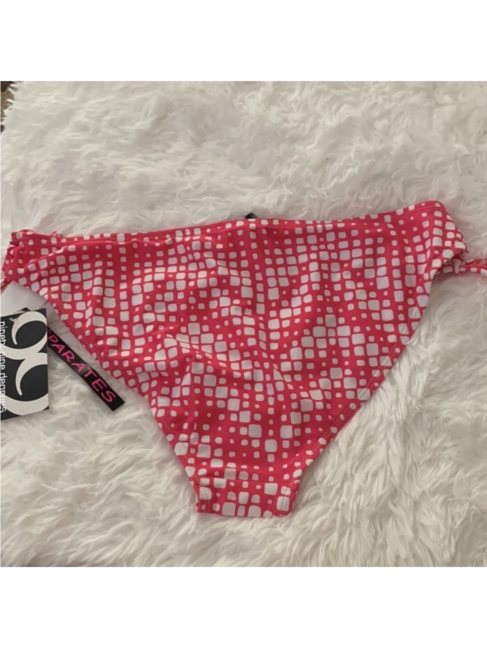Kohl's Pink Printed Tie-Side Bikini Bottom - Picture 6 of 8
